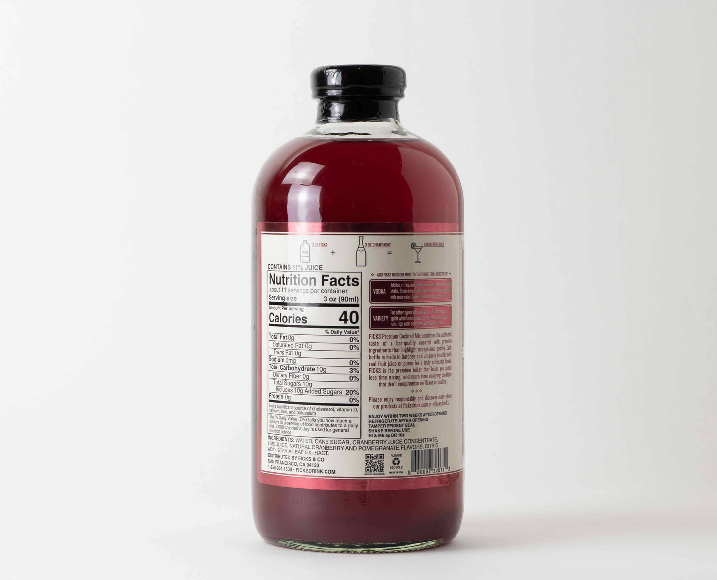 FICKS Premium Cranberry Punch Mix
