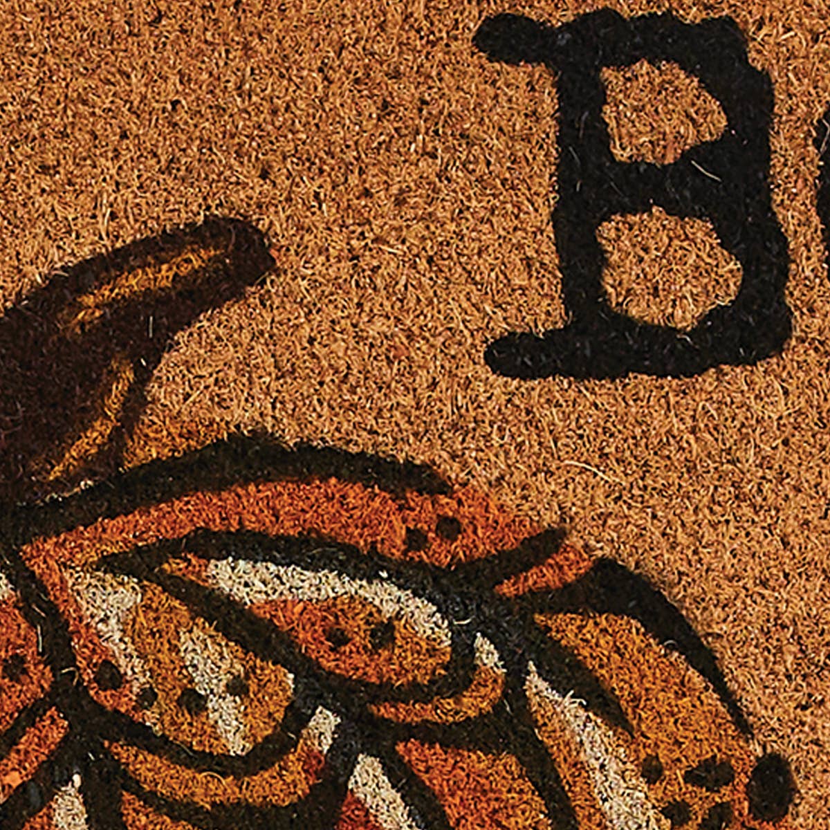 Two Crows And Pumpkins Doormat
