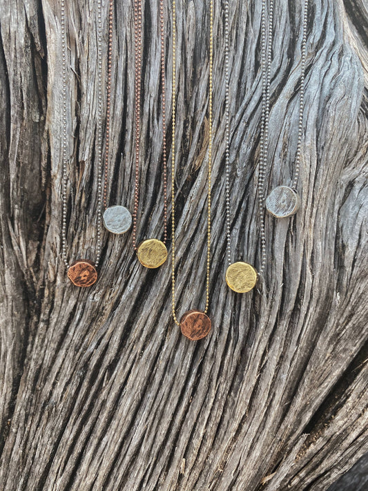 Simple Disc Necklace